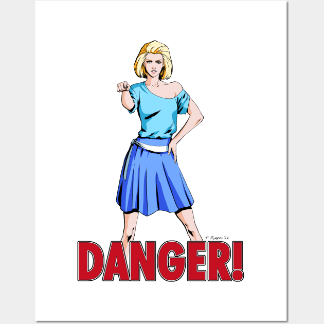 Danger Wall Art by Pablo Romero Art